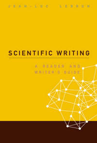 Book Cover for Scientific Writing by JeanLuc Lebrun