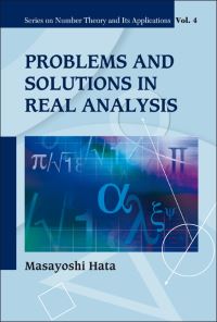 Book Cover for Problems and Solutions in Real Analysis by Masayoshi Hata