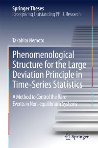 Book Cover for Phenomenological Structure for the Large Deviation Principle in Time-Series Statistics by 