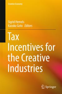 Book Cover for Tax Incentives for the Creative Industries by École nationale supérieure des beauxarts France