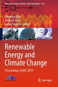 Book Cover for Renewable Energy and Climate Change by Dipankar Deb, Ambesh Dixit, Laltu Chandra