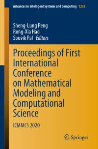 Book Cover for Proceedings of First International Conference on Mathematical Modeling and Computational Science by International Conference on Mathematical Modelling and Computational Science