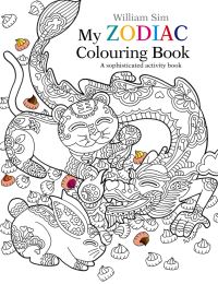 Book Cover for My Zodiac Colouring Book by William Sim