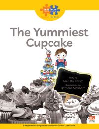 Book Cover for The Yummiest Cupcake by Leila Boukarim
