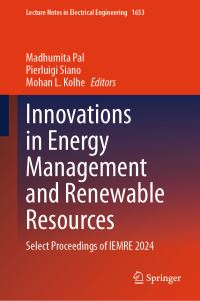 Book Cover for Innovations in Energy Management and Renewable Resources by Madhumita Pal, Pierluigi Siano, Mohan L Kolhe