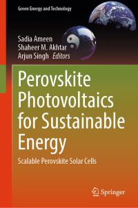 Book Cover for Perovskite Photovoltaics for Sustainable Energy by Sadia Ameen, Shaheer M Akhtar, Arjun Singh