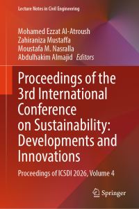 Book Cover for Proceedings of the 3rd International Conference on Sustainability Volume 4 by International Conference on Sustainability  Developments and Innovations