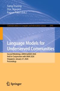 Book Cover for Language Models for Underserved Communities by Sang Truong, Duc Nguyen, Fagun Patel