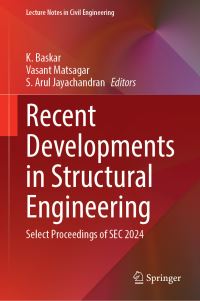 Book Cover for Recent Developments in Structural Engineering by K Baskar, Vasant Matsagar, S Arul Jayachandran