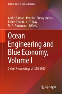 Book Cover for Ocean Engineering and Blue Economy, Volume I by Abdus Samad, Poguluri Sunny Kumar, Bithin Ghorai, K G Vijay, M A Atmanand