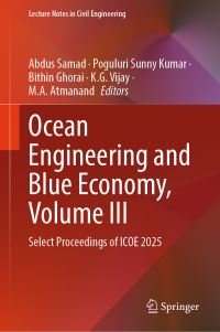 Book Cover for Ocean Engineering and Blue Economy, Volume III by Abdus Samad, Poguluri Sunny Kumar, Bithin Ghorai, K G Vijay, M A Atmanand