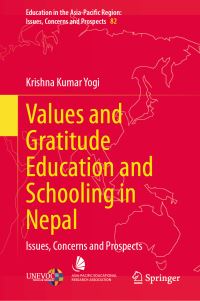 Book Cover for Values and Gratitude Education and Schooling in Nepal by Krishna Kumar Yogi