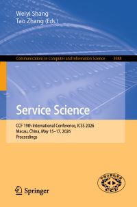 Book Cover for Service Science by Weiyi Shang, Tao Zhang