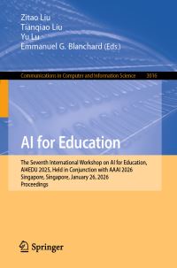 Book Cover for AI for Education by Zitao Liu, Tianqiao Liu, Yu Lu, Emmanuel G Blanchard