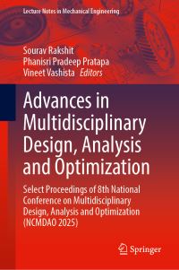 Book Cover for Advances in Multidisciplinary Design, Analysis and Optimization by Sourav Rakshit, Phanisri Pradeep Pratapa, Vineet Vashista