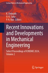 Book Cover for Recent Innovations and Developments in Mechanical Engineering Volume 2 by International Conference on Recent Innovations and Developments in Mechanical Engineering