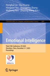 Book Cover for Emotional Intelligence by CSIG Conference on Emotional Intelligence