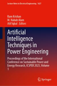 Book Cover for Artificial Intelligence Techniques in Power Engineering by Ram Krishan, M Nabab Alam, Atif Iqbal