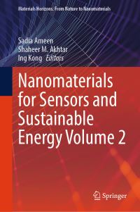 Book Cover for Nanomaterials for Sensors and Sustainable Energy. Volume 2 by Sadia Ameen, M Shaheer Akhtar, Ing Kong