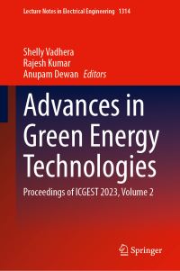 Book Cover for Advances in Green Energy Technologies Volume 2 by International Conference on Green Energy and Sustainable Technology