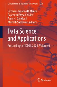 Book Cover for Data Science and Applications Volume 6 by International Conference on Data Science and Applications
