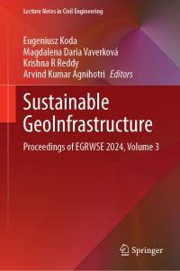 Book Cover for Sustainable GeoInfrastructure by Eugeniusz Koda, Magdalena Daria Vaverková, Krishna R Reddy, Arvind Kumar Agnihotri