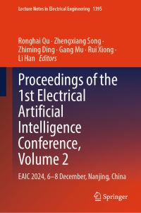 Book Cover for Proceedings of the 1st Electrical Artificial Intelligence Conference Volume 2 by Electrical Artificial Intelligence Conference