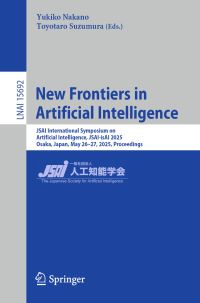 Book Cover for New Frontiers in Artificial Intelligence by JSAIisAI Symposium