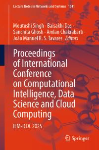 Book Cover for Proceedings of International Conference on Computational Intelligence, Data Science and Cloud Computing by Data Science and Cloud Computing International Conference on Computational Intelligence