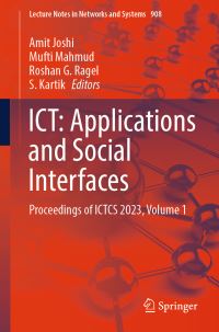 Book Cover for ICT Volume 1 Applications and Social Interfaces by International Conference on Information and Communication Technology for Competitive Strategies