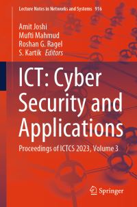 Book Cover for ICT - Cyber Security and Applications Volume 3 by International Conference on Information and Communication Technology for Competitive Strategies