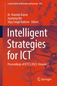 Book Cover for Intelligent Strategies for ICT Volume 2 by International Conference on Information and Communication Technology for Competitive Strategies