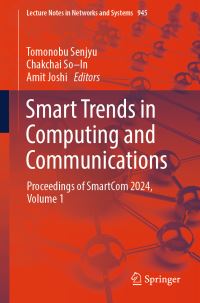 Book Cover for Smart Trends in Computing and Communications Volume 1 by SmartCom Conference