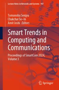 Book Cover for Smart Trends in Computing and Communications Volume 3 by SmartCom Conference
