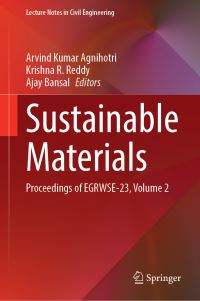 Book Cover for Sustainable Materials Volume 2 by Recycled Waste Materials and Sustainable Engineering International Conference on Environmental Geotechnology, NIT Jalandhar