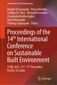 Book Cover for Proceedings of the 14th International Conference on Sustainable Built Environment by International Conference on Sustainable Built Environment