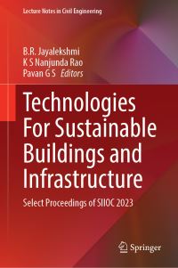Book Cover for Technologies for Sustainable Buildings and Infrastructure by International Conference on Sustainable Infrastructure