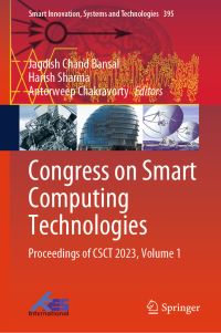 Book Cover for Congress on Smart Computing Technologies Volume 1 by Congress on Smart Computing Technologies, South Asian University