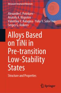 Book Cover for Alloys Based on TiNi in Pre-Transition Low-Stability States by A I Potekaev, Anatoly A Klopotov, Valentina V Kulagina, Yulia V Soloveva, Sergey G Anikeev