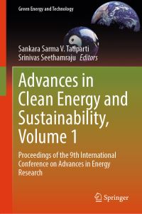 Book Cover for Advances in Clean Energy and Sustainability Volume 1 by International Conference on Advances in Energy Research