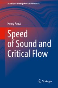 Book Cover for Speed of Sound and Critical Flow by Henry Foust