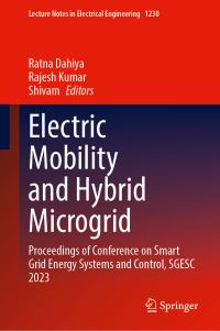 Book Cover for Electric Mobility and Hybrid Microgrid by SGESC Conference