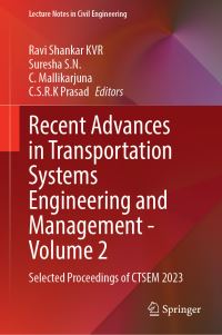 Book Cover for Recent Advances in Transportation Systems Engineering and Management Volume 2 by International Conference on Transportation Systems Engineering and Management
