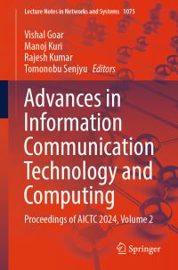 Book Cover for Advances in Information Communication Technology and Computing Volume 2 by International Conference on Advances in Information Communication Technology and Computing