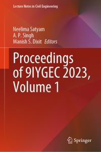 Book Cover for Proceedings of 9IYGEC 2023. Volume 1 by Indian Young Geotechnical Engineers Conference, Maharashtra Institute of Technology