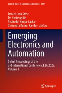 Book Cover for Emerging Electronics and Automation Volume 1 by Emerging Electronics and Automation Conference