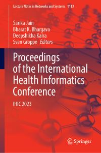 Book Cover for Proceedings of the International Health Informatics Conference by International Health Informatics Conference
