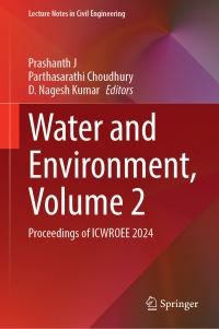 Book Cover for Water and Environment Volume 2 by Ocean, and Environmental Engineering International Conference on Water Resources