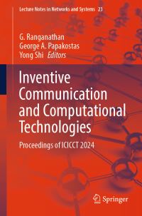 Book Cover for Inventive Communication and Computational Technologies by International Conference on Inventive Communication and and Computational Technologies, India Sree Sakthi Engineering College Coimbatore