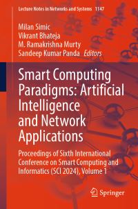 Book Cover for Smart Computing Paradigms Volume 1 by International Conference on Smart Computing and Informatics, Anil Neerukonda Institute of Technology  Sciences
